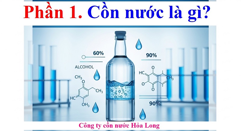 Cồn nước có an toàn không? Giải đáp chi tiết từ A–Z cho người dùng